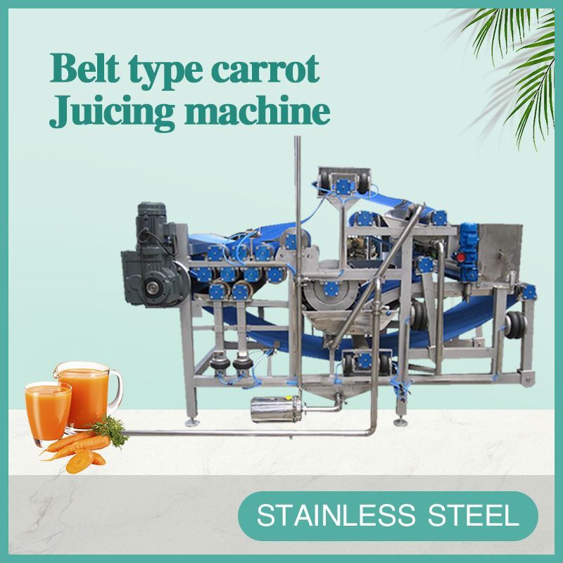 Belt type carrot Juicing machine
