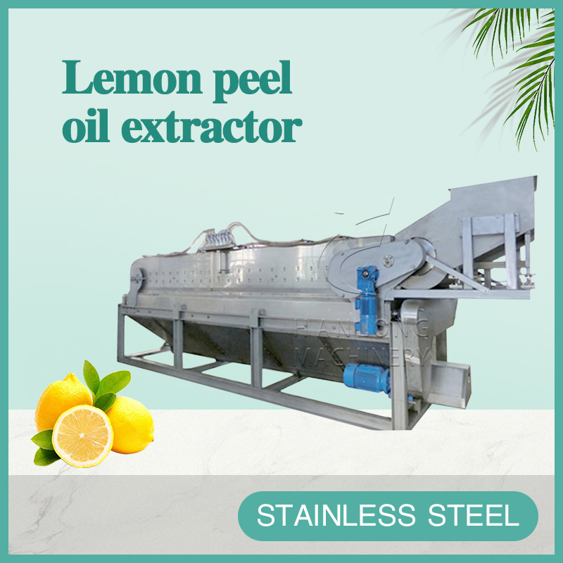 Lemon peel oil extractor