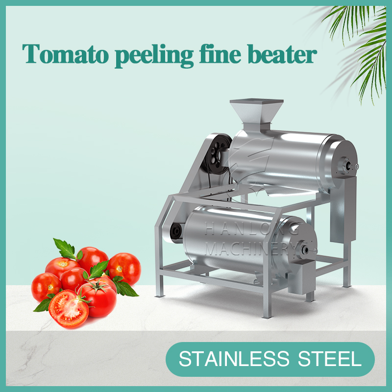 Tomato peeling fine beater