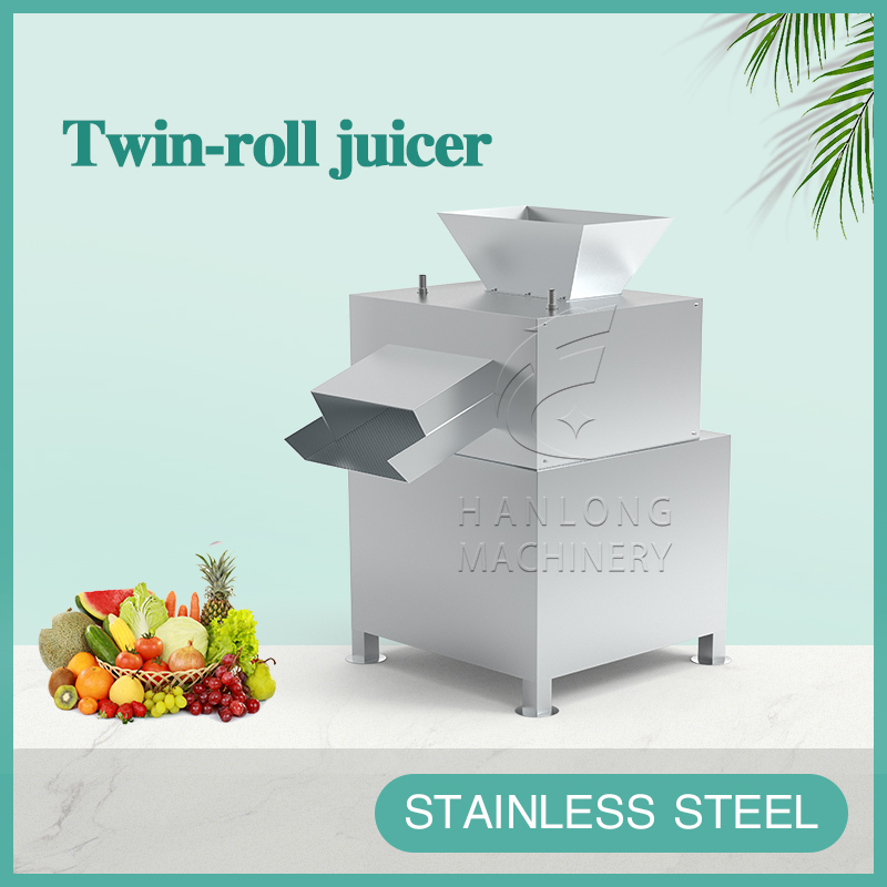 Twin-roll juicer