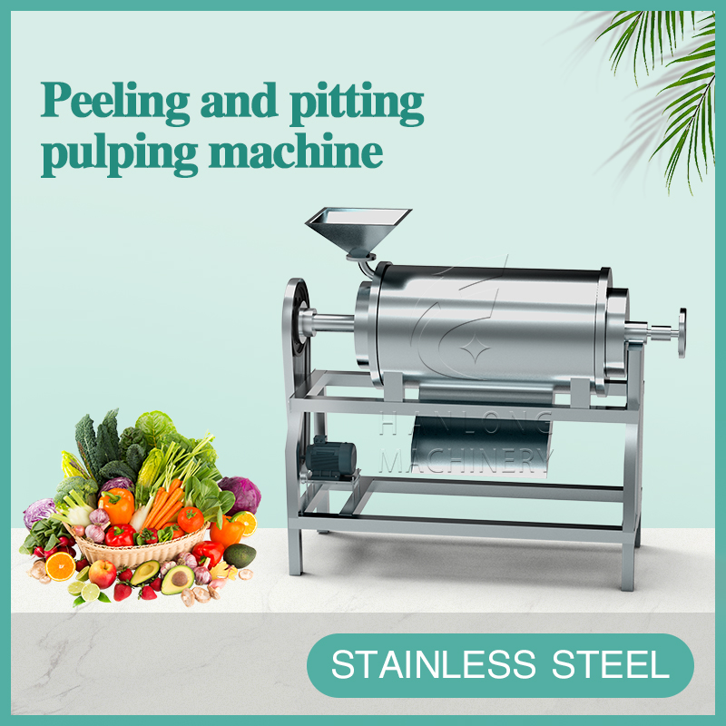 peeling and pitting pulping machine