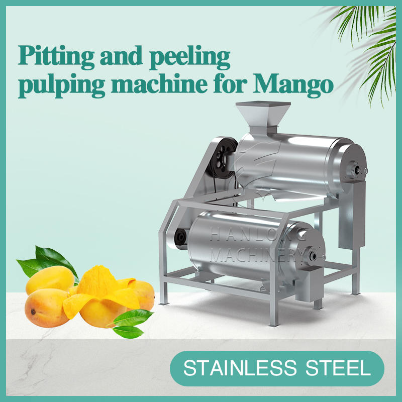pitting and peeling pulping machine for Mango