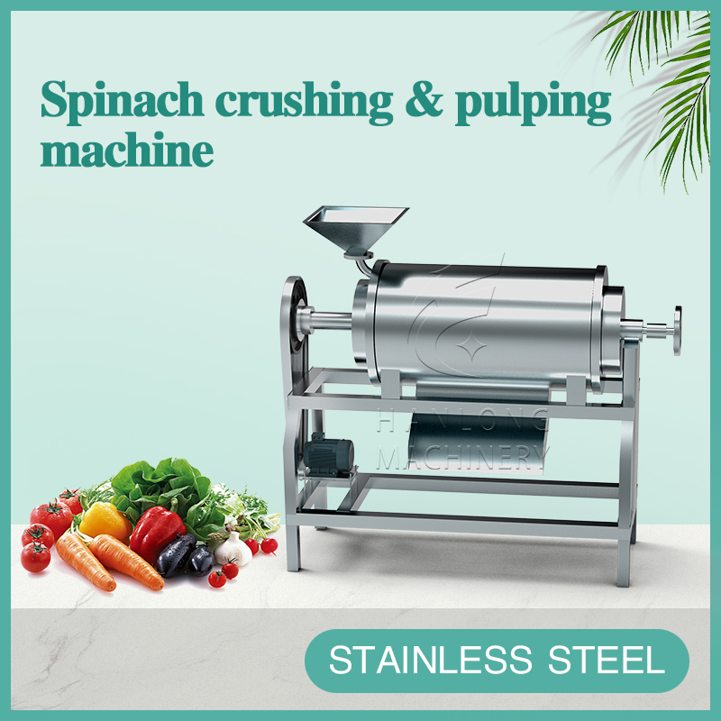 spinach crushing & pulping machine