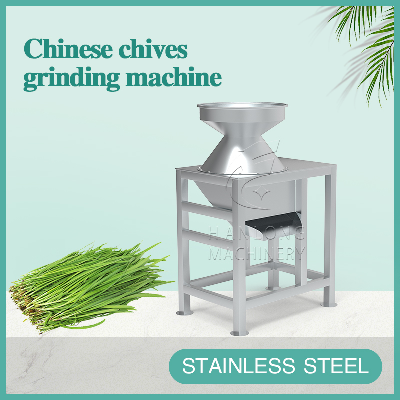 Chinese chives grinding machine